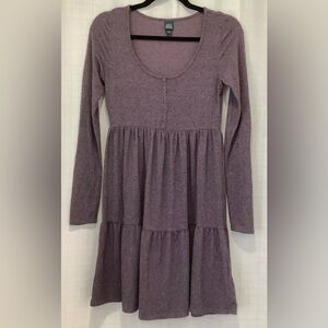 Wild Fable Purple Long Sleeve Dress